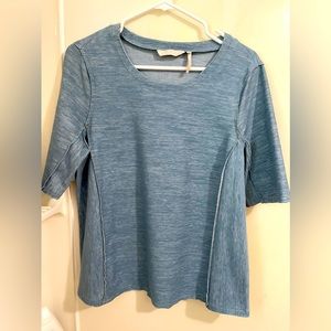 Anthropologie ZOA New York Denim Chambray Top Medium